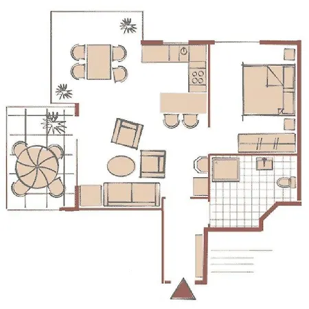 Apartamento Strandpark-grossenbrode-haus-windrose-wohnung-4-sandperle *